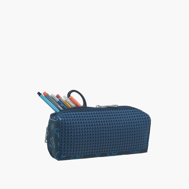 light_and_nine Pouch-With Jibbitz-1 Cmprt With Zipper Closure- (Eva) Blue \ 22X7X14 - Image 4